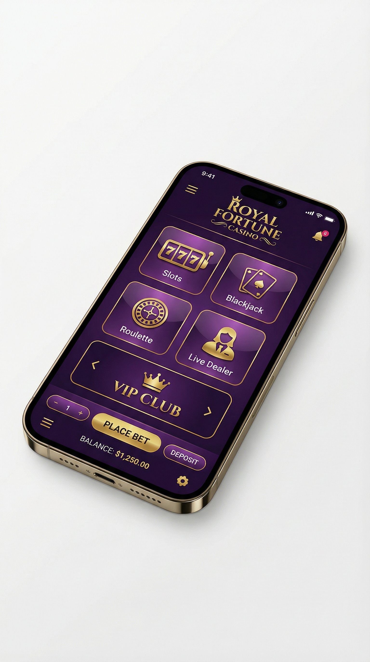 澳门赌场APP界面预览